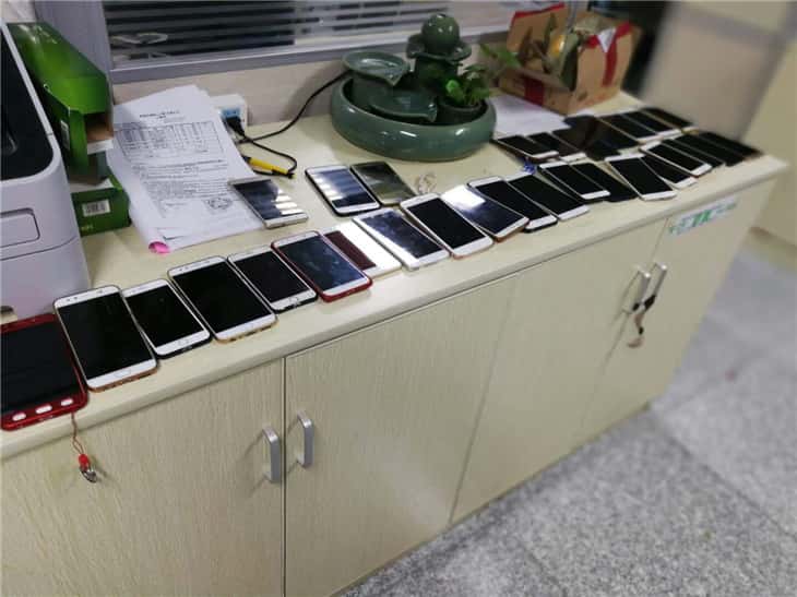 培訓(xùn)開始前手機全部上交