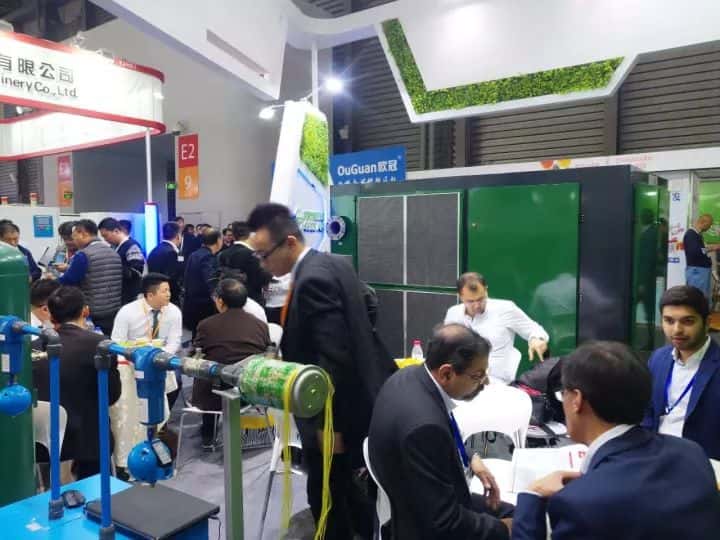 薩震節(jié)能空壓機(jī)在紡織機(jī)械展會(huì)上