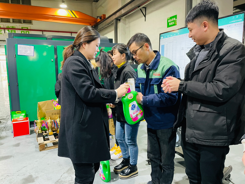 薩震智能節(jié)能空壓機(jī)1月-2月積分頒獎(jiǎng)典禮